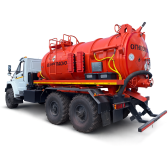 Вакуумный нефтепромысловый АКНС-10м3 на шасси Урал 4320-6952-72