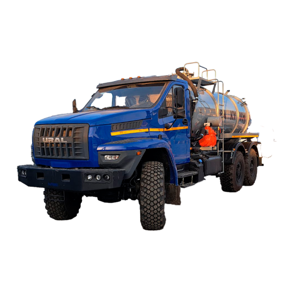 Автоцистерна вакуумная коммунальная МВ-10-ОД 10м3 на шасси Урал 4320-6951-72