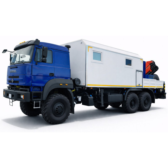 ПАРМ с КМУ SunHunk с люлькой на шасси Урал 4320-4972-80