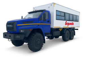 Вахтовый автобус Берлога Урал NEXT 4320-6952-72 6x6, 28 мест 