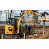 ТК000086442 Гидробур Delta RD3 на мини-экскаватор