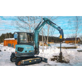 ТК000086444 Гидробур Delta RD5 на мини-погрузчик