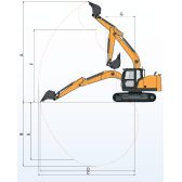 Экскаватор TZCO TZ135EXD